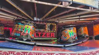 Thunderdome Waltzer Ride At Flambards Theme Park [upl. by Bouton]