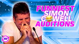 12 FUNNIEST quotSimon Cowellquot Auditions😂 [upl. by Ahsilrak]