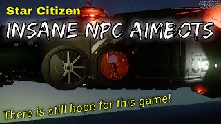 Star Citizen  Insane NPC Aimbots Only The Cutlass Red Can Counter  Star Citizen Gameplay 4K [upl. by Kalin]