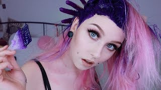 Dying my Hair Purple ☯ FROM PINK TO PURPLE with IrresistibleMe [upl. by Duke]