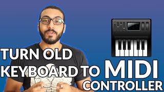 Turn Old KeyboardDigital piano into a MIDI KeyboardController [upl. by Aniral]