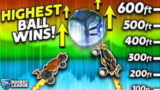 Rocket League but the HIGHEST BALL WINS [upl. by Leihcim]