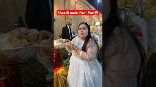 Shaadi mein Pani Puri aur Masala dosa khaya 😍 Relatable 😜 abhaybhadoriya shorts panipuri funny [upl. by Arihat]