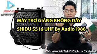 Máy Trợ Giảng Không Dây Shidu S516 Wireless mic đeo tai cho giáo viên sư thầy tụng kinh niệm phật [upl. by Slotnick264]