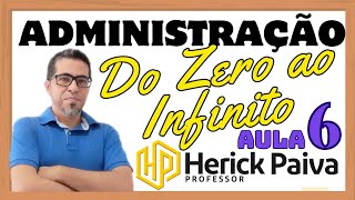 Aula 6  Curso Introdutório Administração do Zero ao Infinito  Prof Herick Paiva [upl. by Yblehs857]