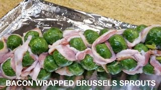 Brussels Sprouts Bacon Wrapped Whole Stalk Smoked HowTo BBQ Champion Harry Soo SlapYoDaddyBBQcom [upl. by Bassett558]