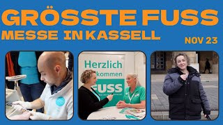 Größte Fuss Messe in Kassel Messerundgang mit podologinandrea [upl. by Einahpts]