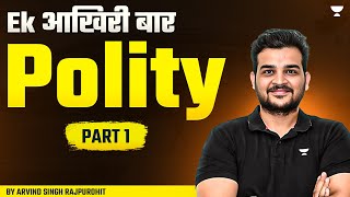 Polity Features of Indian Constitution  UPSC Prelims 2024  By Arvind Sir [upl. by Leelaj956]