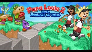 Papa Louie 2 When Burgers Attack 2013 Flash  Longplay 4K [upl. by Enelra]