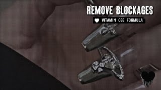 remove blockages  subliminal [upl. by Clevie171]