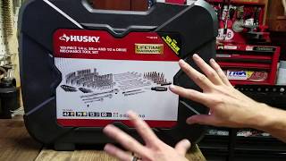 Husky 185 Piece Mechanics Tool set [upl. by Ecaj]