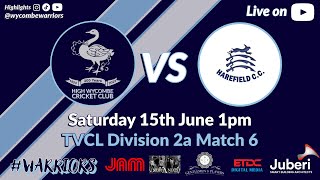 LIVE STREAM HWCC 2s VS Harefield 2s  Sat 15th June  TVL 2A [upl. by Eirek]