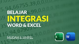 Integrasi Word dan Excel [upl. by Scarrow]