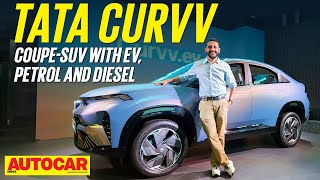 Tata Curvv  SUV Coupe is here to take on the Creta  First Look  Autocar India [upl. by Tillinger]