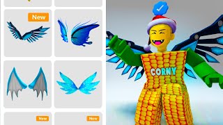 HURRY GET THIS NEW FREE LIMITED WINGS IN ROBLOX NOW [upl. by Corabelle]