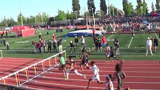 Joseph Anderson 2017 Arcadia Invitational HS Boys 110 Hurdles 482017 [upl. by Mcquoid]