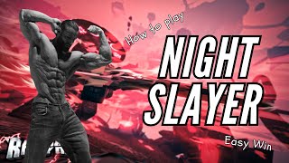 Night Slayer in Rampant Blade Battleground on Roblox [upl. by Soraya6]