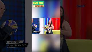 Alyssa Valdez’s secret to serving shorts  Fast Talk with Boy Abunda [upl. by Eelan]