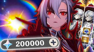 200 000 Primogems pour avoir le maximum de 5 étoiles sur Genshin Impact [upl. by Illene]