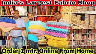 All Type Of Fabrics Biggest Wholesaler In Kolkata  Boutique Fabrics Wholesale  Ajrak Muslin Silk [upl. by Rettuc]