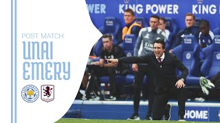 POST MATCH  Unai Emery on Leicester Victory [upl. by Adni88]