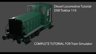 Diesel Locomotive For Train Simulator  2 Building the base Tutorial [upl. by Nivart916]