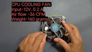 CPU COOLING FAN WITH INTEGRATED HEAT SINK [upl. by Ker]