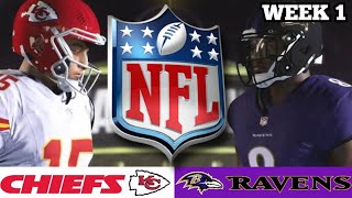 Chiefs vs Ravens NFL 2025 WEEK 1 Highlights [upl. by Lin]