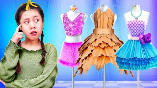 Poor Baby Doll Becomes Fashionista  Funny Stories About Baby Doll [upl. by Alleacim]