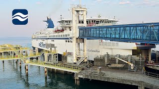 BC Ferries Vancouver Tsawwassen to Victoria Swartz Bay  4K Footage [upl. by Bowyer]