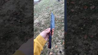 Ironwood  richlite ⚒️ kitchenknife forging [upl. by Caldwell]