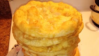 Fry Bread  Indian Tacos Choctaw Native Recipe Oops 3 Cups of flour [upl. by Agiaf953]