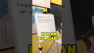 buat huruf Y spidol gak boleh ngangkat san gak boleh ada garis dobel emang bisa 🤔 [upl. by Gnoh]