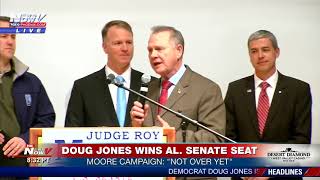 MUST WATCH Roy Moore Says quotIts Not Over Yetquot On Alabama Senate Race FNN [upl. by Salomo143]