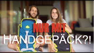 HANDGEPÄCK😱MINIMALISTISCH PACKEN  TIPPS amp PACKLISTE Bali Weltreise Vlog 75 [upl. by Fasano]