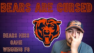 Bears fan reacts to missed FG against Packers [upl. by Nirra253]