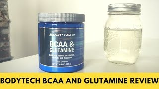 BodyTech BCAA and Glutamine Review [upl. by Arimat708]