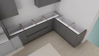 How to Fit a Laminate Worktop [upl. by Monk]