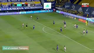 Gol de Palavecino vs boca [upl. by Aidnyc]