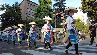 Start of Dance parade C at Morioka Sansa Odori Festival Morioka Japan [upl. by Erdnaet]