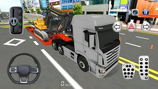 New JCB and Kia K2700 Truck Transporting  3D Driving Class Simulator  Android Gameplay [upl. by Hercule244]