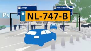 Schiphol P3 Parkeerterrein parkeren met je kenteken [upl. by Antony]