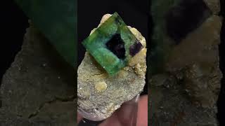 Green flourite on dolomite Inner Mongolia Yindu Mine [upl. by Artemisa]