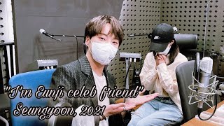 ENG SUB hilarious Kang Seungyoon WINNER marking himself as Apink Eunji celeb friends [upl. by Alliuqaj]