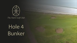 The Nairn Golf Club  Hole 4  Bunker [upl. by Weismann]