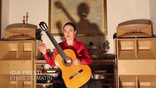 Federica Artuso plays Étude du matin by Ida Presti [upl. by Notnirb537]