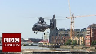 Could Londons only heliport be damaging your health  BBC London [upl. by Yelir]