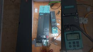 SINAMICS SIEMENS POWER MODUL LINE MODULE AND MASTER CONTROL TESTING WITH MOTER sinamics [upl. by Grier]