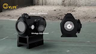 CVLIFE JackalHowl Red Dot Sight Shake Awake Reflex Sight 2 MOA Red Dot Optics [upl. by Aiksa]