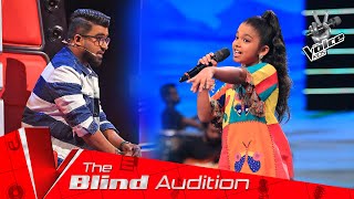 Minuki Sandriya  Ho Gana Pokune හෝ ගානා පොකුනේ  Blind Auditions [upl. by Arias]